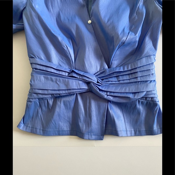 Tadashi Shoji Luxury Cocktail/Party Blouse Made in the USA 🇺🇸 Size 8 - Picture 5 of 11